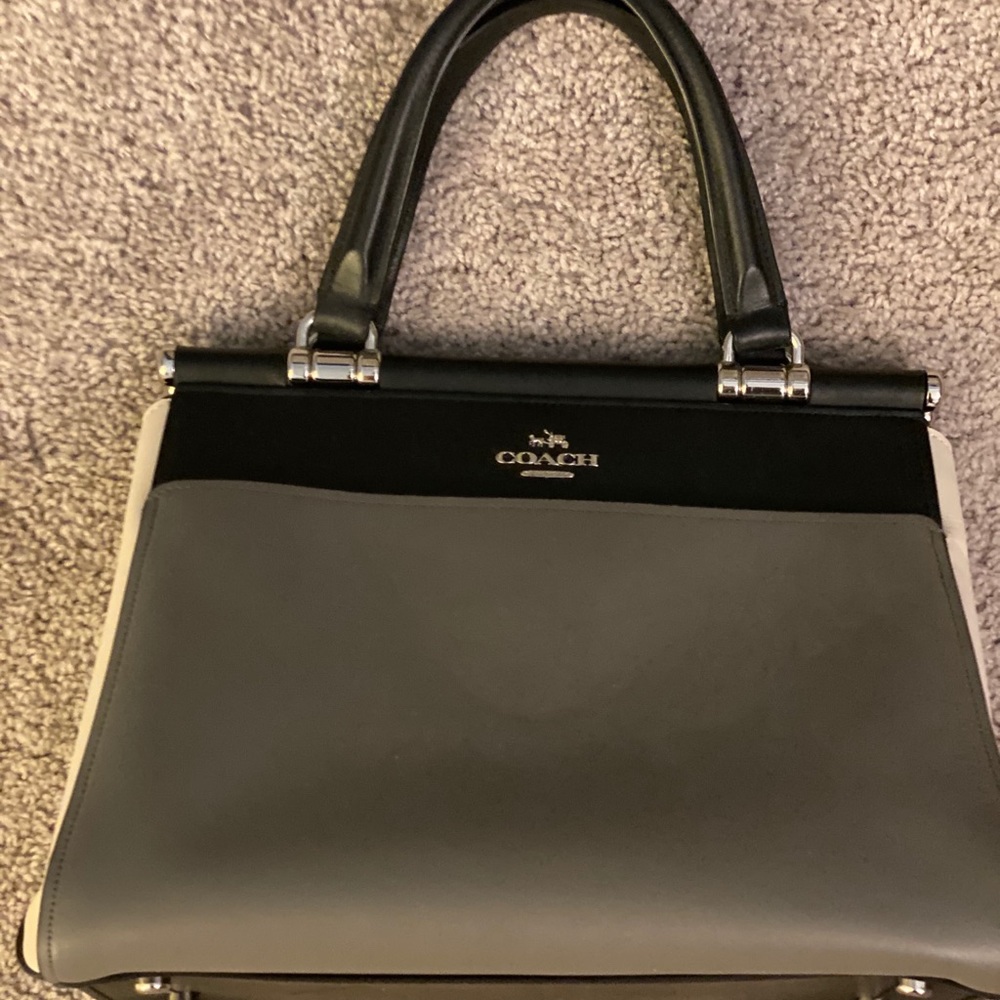 Coach Tri Color Handbag